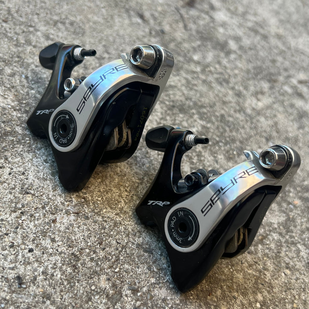 TRP Spyre Mechanical Flat Mount Disc Brake Set Brakes Road Gravel Bike Pair