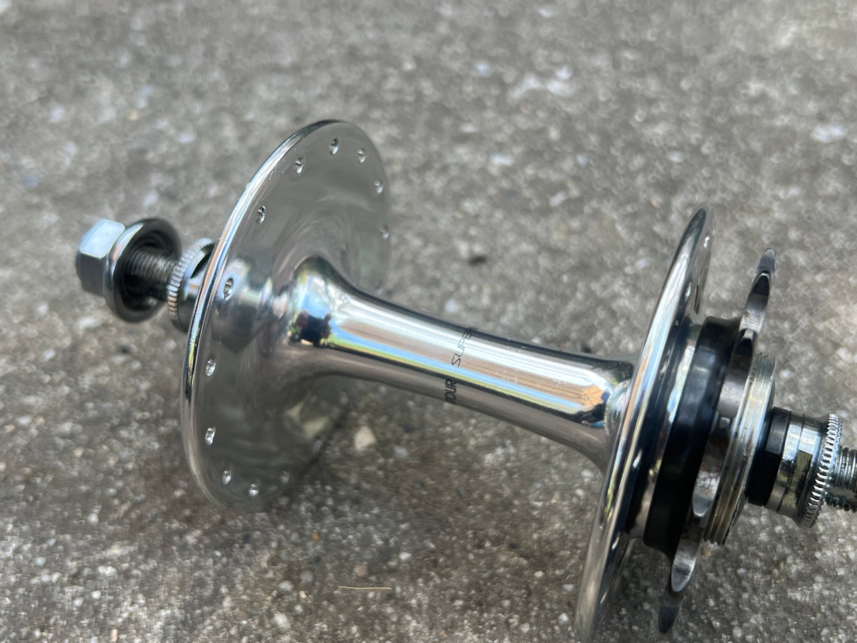 Suntour Superbe Pro Custom Track Hubset 32H 100/120mm Hubs Vintage