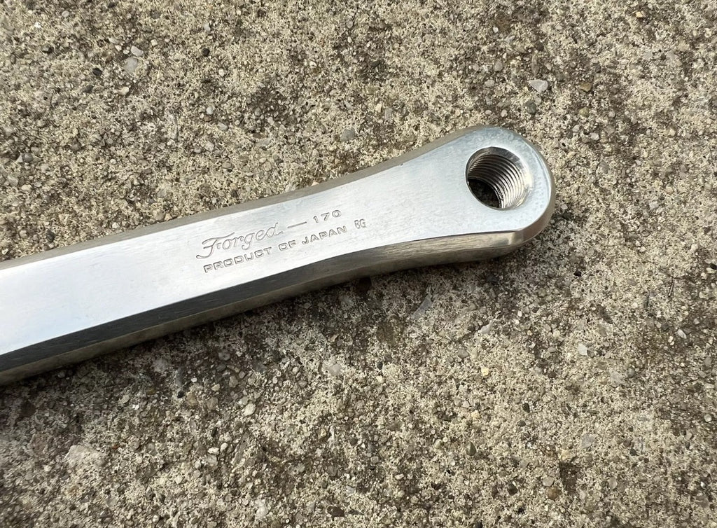 Used NICE Shimano 600 Touring Forged Crankset 52/42 170mm 3 Bolt Vintage Retro Road-Bicycle Bin