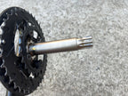 Used SRAM XO Carbon GXP Crankset 175mm 2x10 Double MTB DH 24mm Spindle Black Red-Bicycle Bin