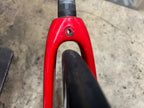 Used 2006 Trek Pilot Carbon Fork 700c 1 1/8in Red Road Bike Racing Threadless Steerer-Bicycle Bin