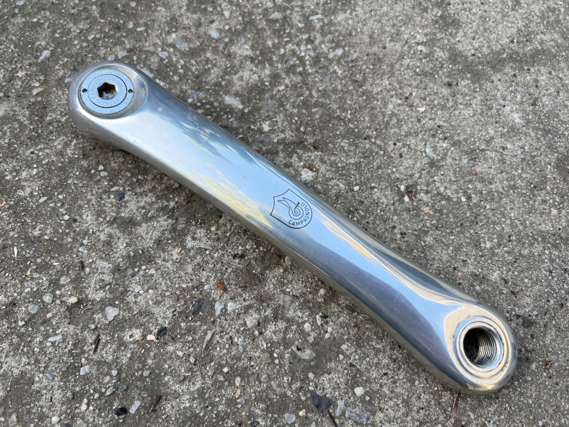 Campagnolo Icarus Record OR MTB Crankset 175mm 20/32/42T Triple Campy Silver  - Image 9