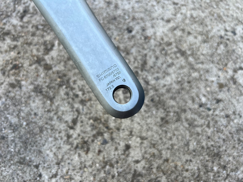 Shimano Ultegra FC-6750 34/50T 172.5mm Crankset 24mm Double 9/10 Speed Road Gray - Image 9