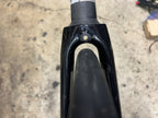 Used Felt Carbon Fork 700c 1 1/8” to 1 1/2” 8” Tapered Steerer Black Road Bike Fiber-Bicycle Bin