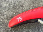 NOS NEW Brompton Red Comfort Saddle Folding Bike Commuter Hollow Cr-Mo Rails Hybrid