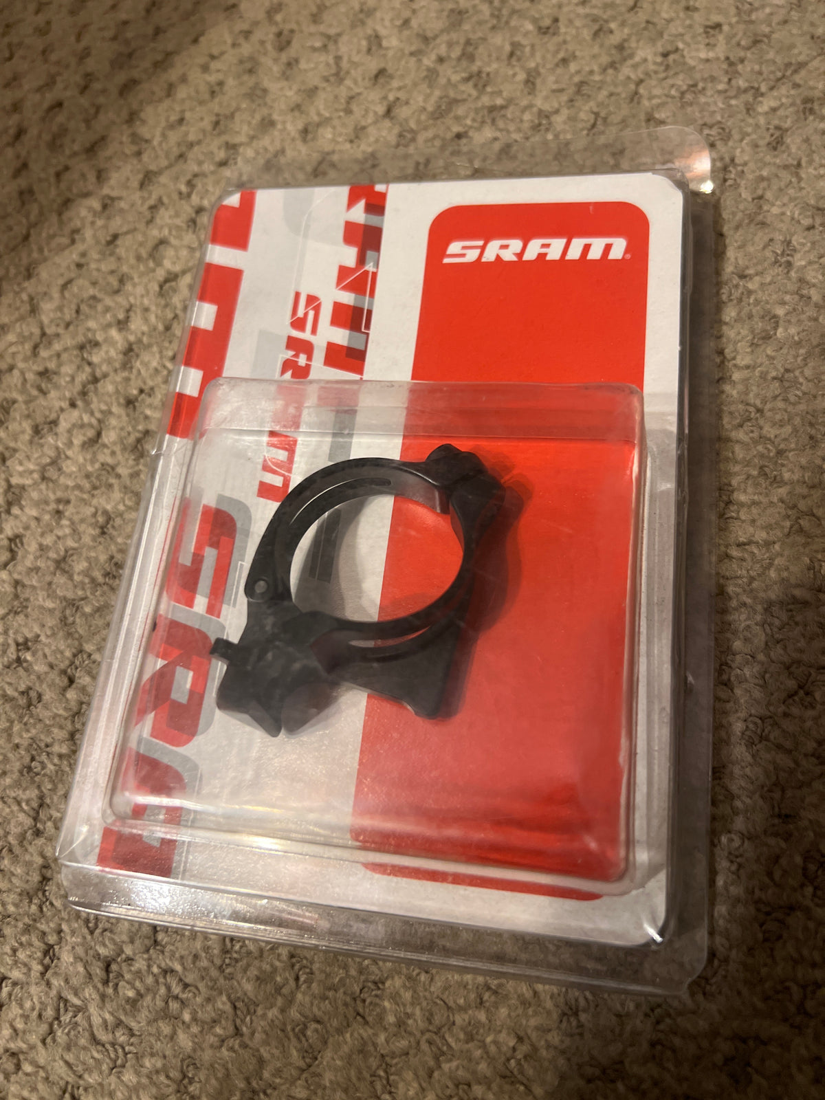 NEW SRAM 31.8mm Braze On Front Derailleur Adapter Clamp Wide Spacing
