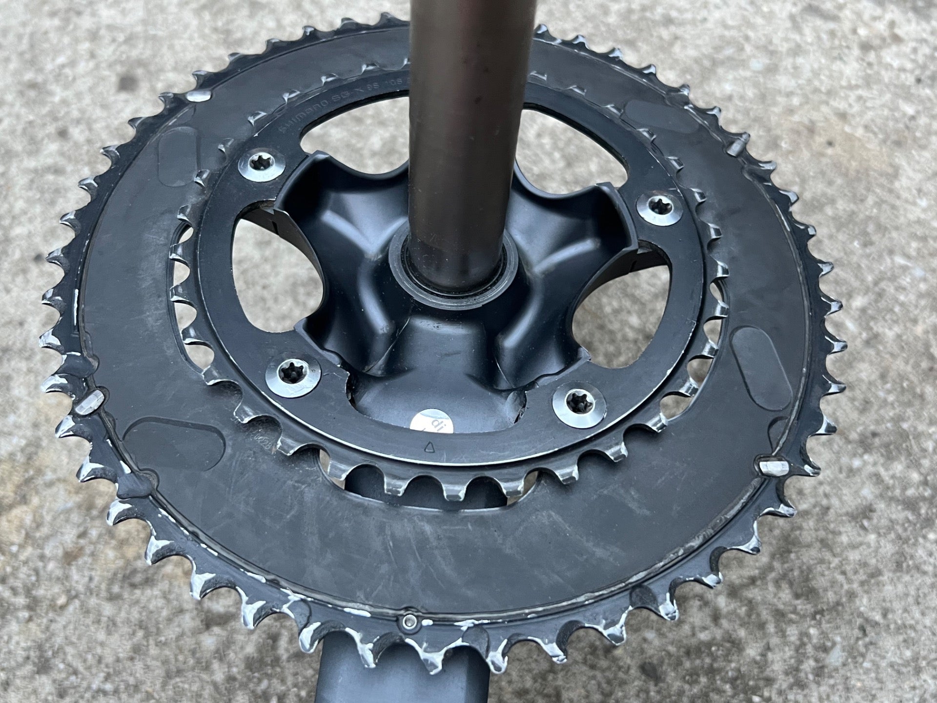 Shimano Ultegra FC-6750 175mm 39/50T Crankset Road Bike Double Racing Gray - Image 10