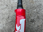 Used Trek RXL Bontrager 1 1/8” Tapered Carbon Fork Red White Aluminum Road Bike Race-Bicycle Bin