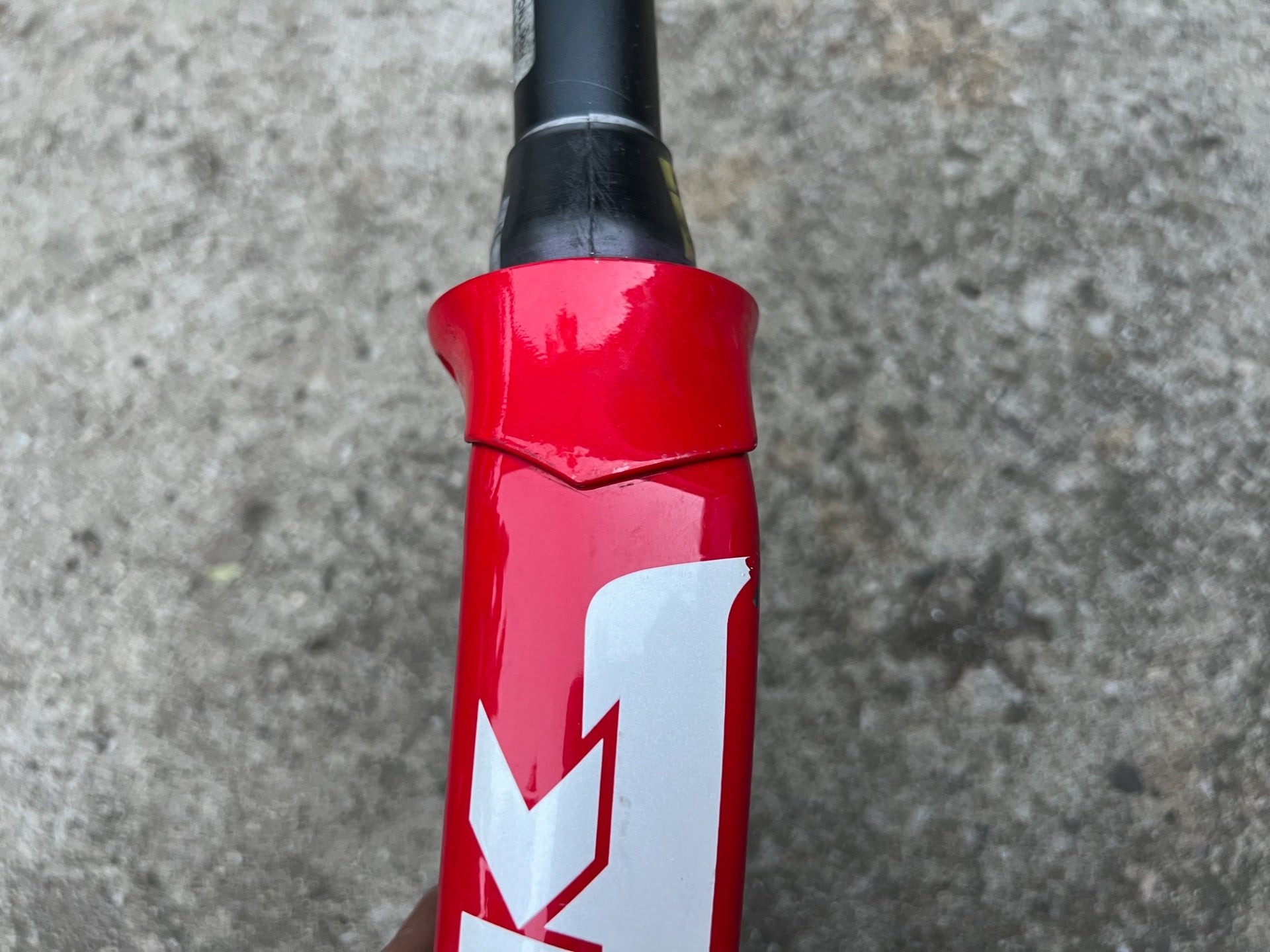 Trek RXL Bontrager 1 1/8” Tapered Carbon Fork Red White Aluminum Road Bike Race - Image 10