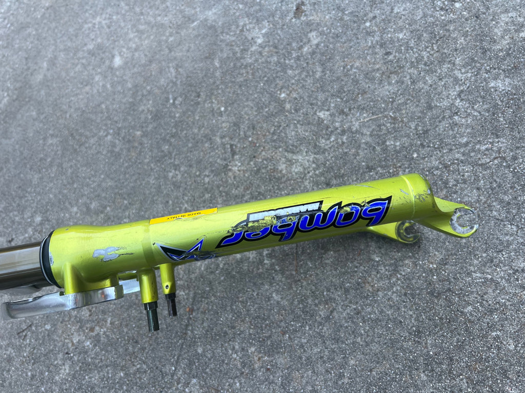 Used Serviced Marzocchi Bomber Z2 Fork Acid Green Vintage MTB Mountain 1 1/8” Retro-Bicycle Bin