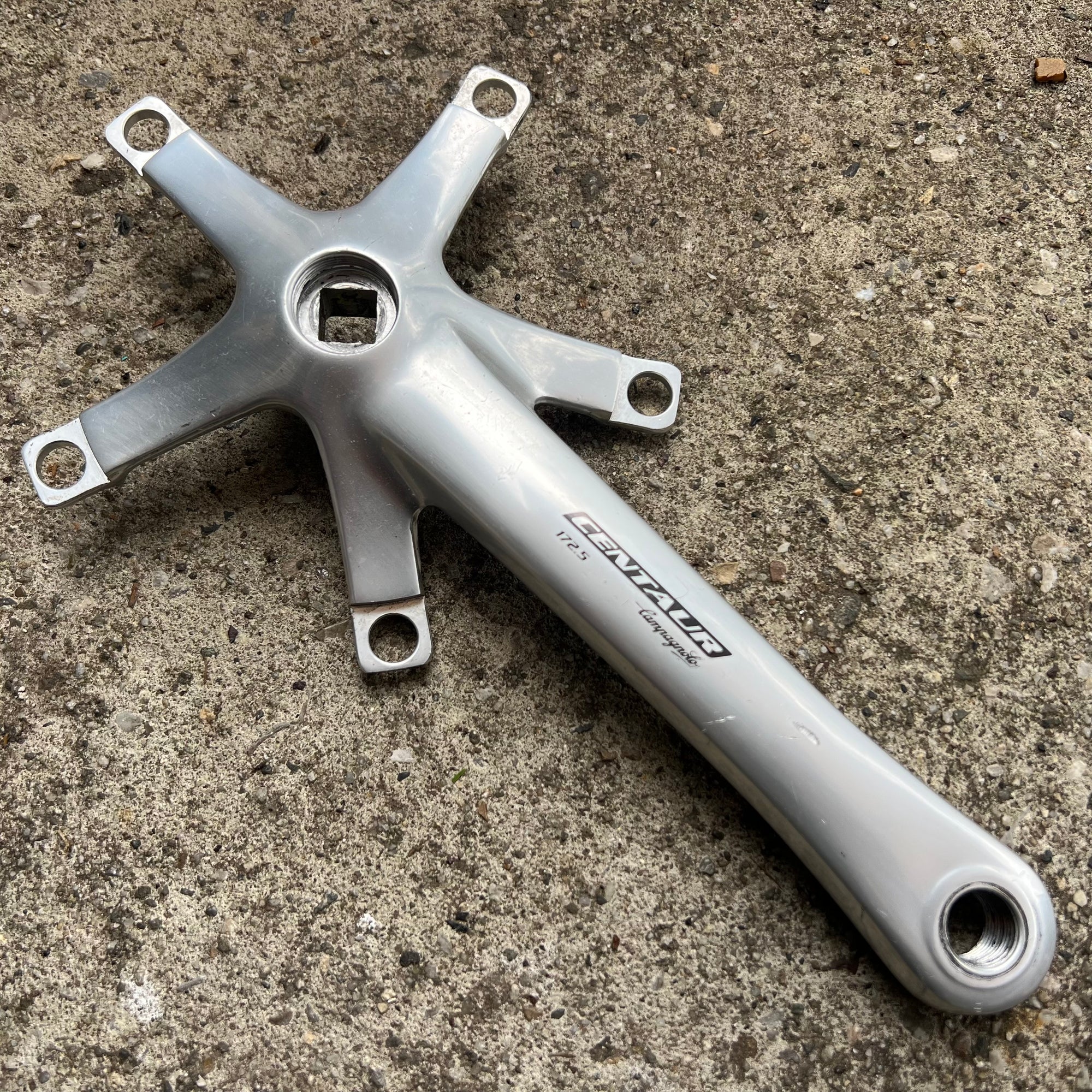 Campagnolo Centaur Drive Side Right Crank Arm 172.5mm 135BCD 5 Bolt Vintage