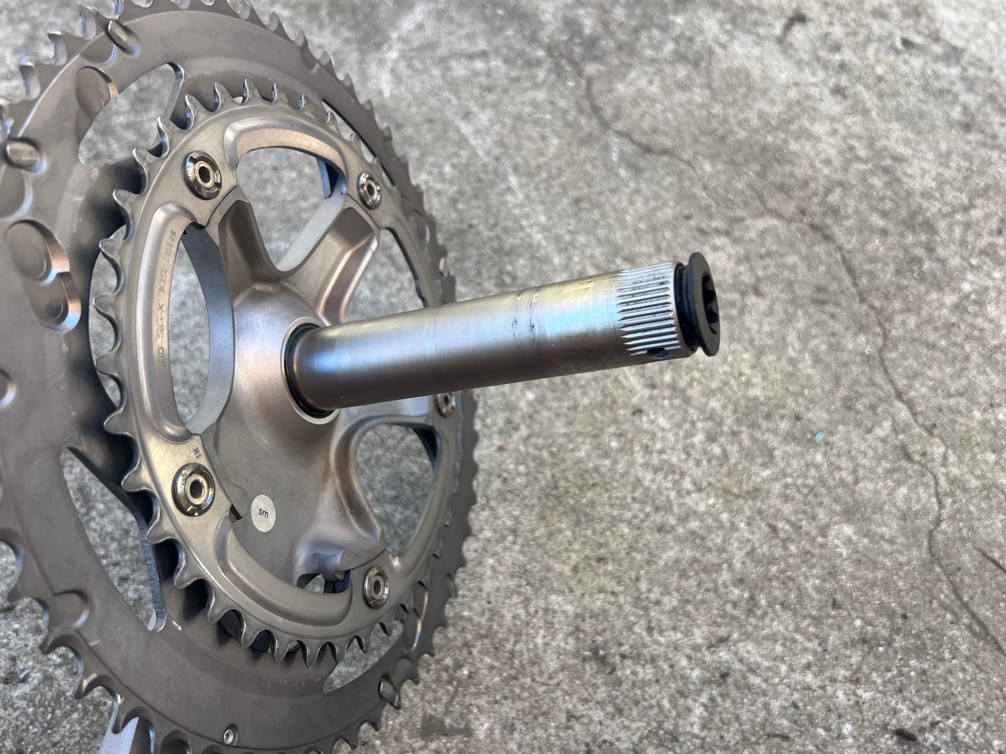 Shimano 105 FC-5700 53-39T 165mm Short Road Double 10 Speed Crankset