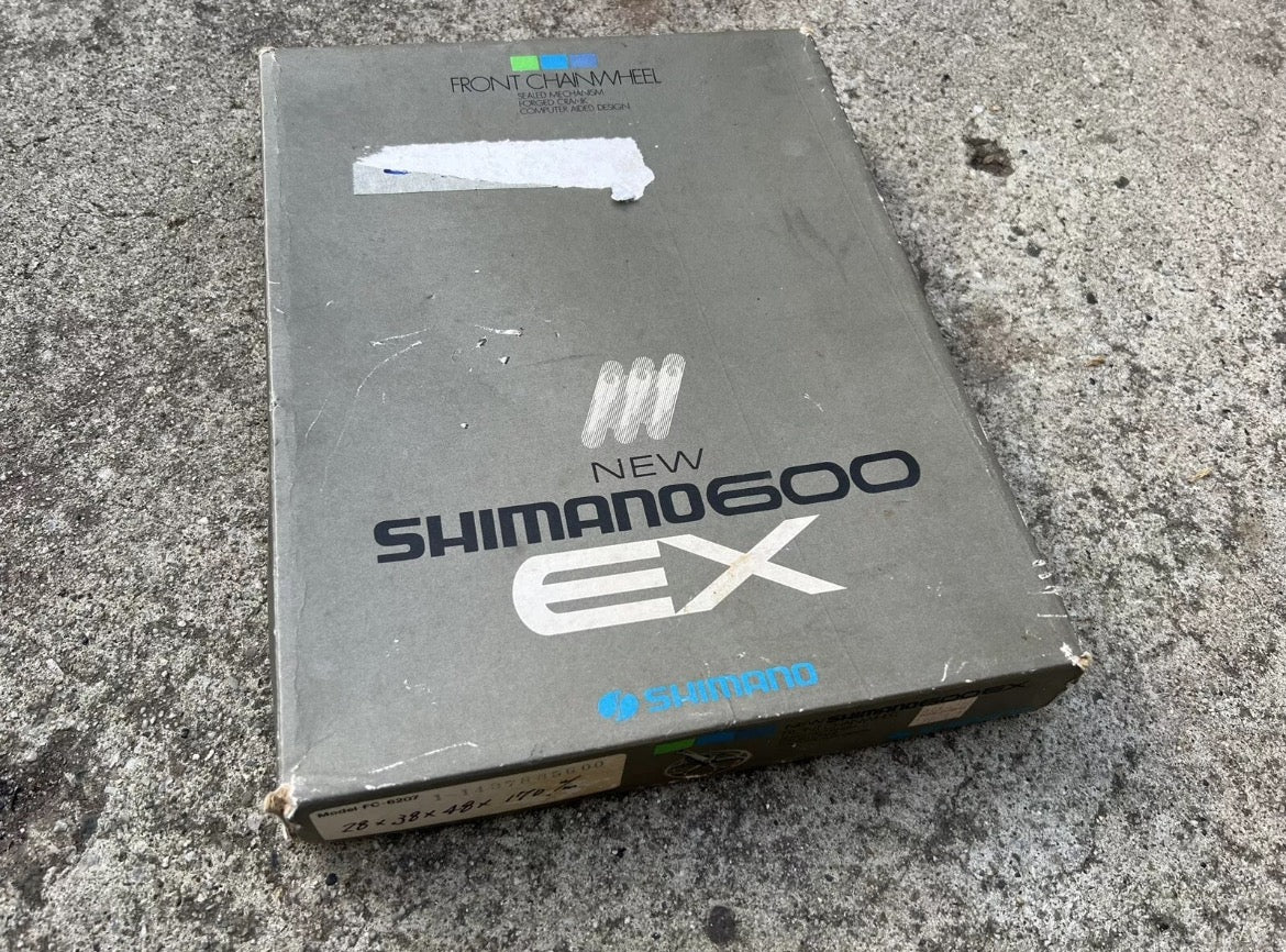 NICE Shimano 600 Touring Forged Crankset 52/42 170mm 3 Bolt Vintage Retro Road - Image 11
