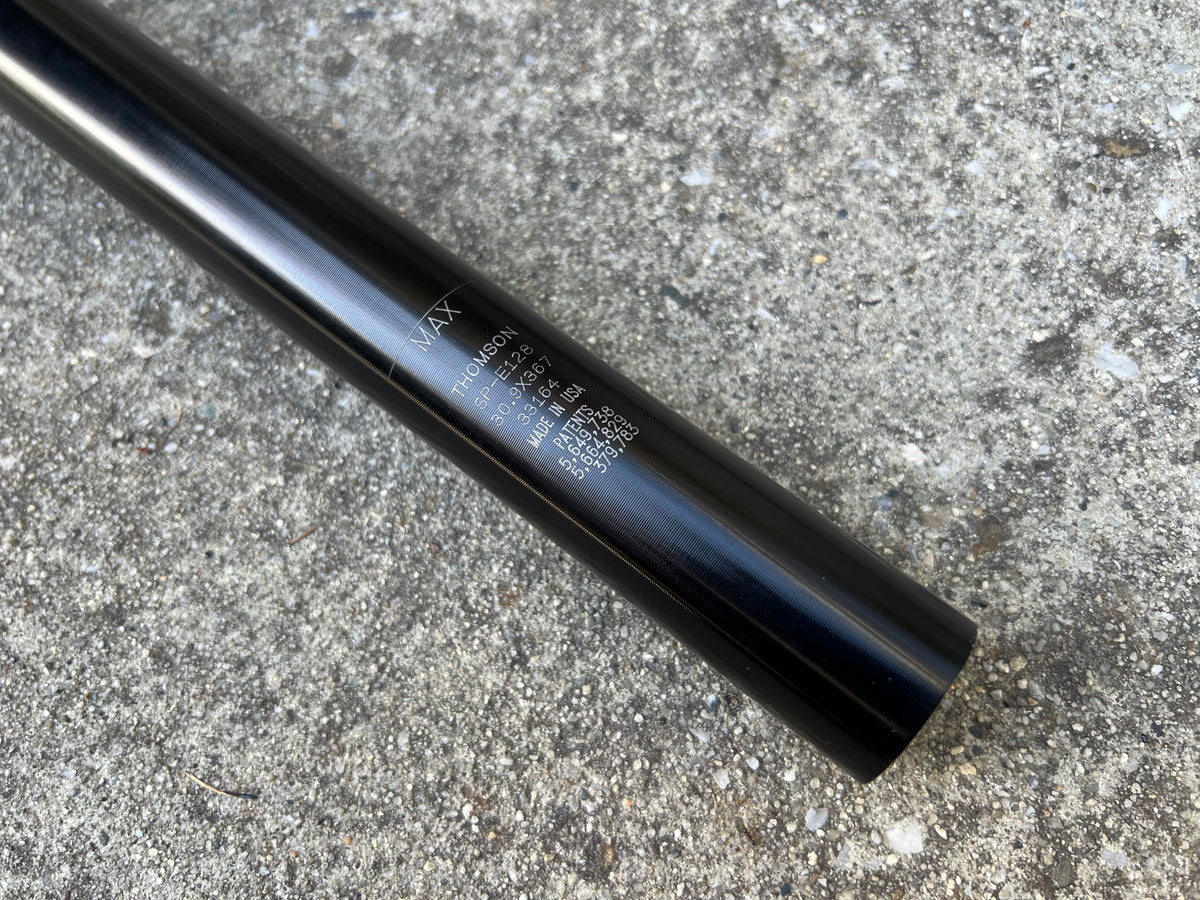 NICE Thomson Elite 30.9x367mm Seatpost SP-E128 MTB Black Zero Setback