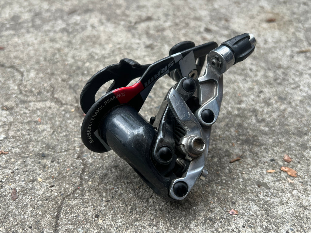 NO PULLEYS SRAM RED 10 Speed Short Cage Rear Derailleur Road Bike