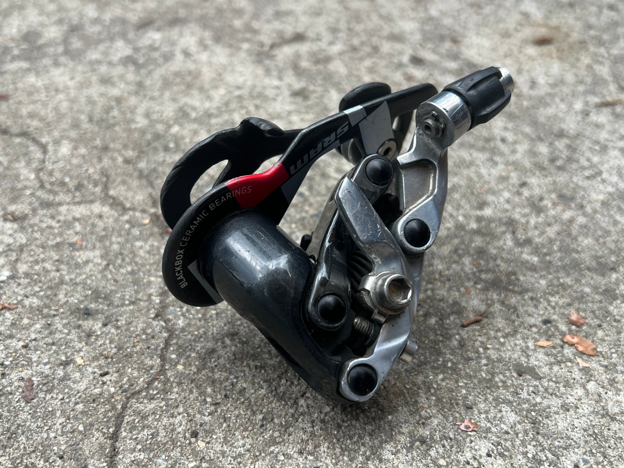 NO PULLEYS SRAM RED 10 Speed Short Cage Rear Derailleur Road Bike