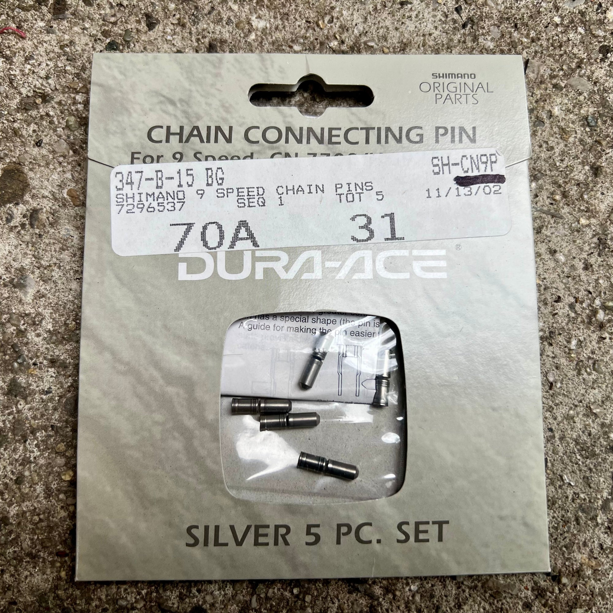 NOS NEW Shimano Dura Ace 9 Speed Chain Connecting Pins 5 Pack HG93 7701 7700