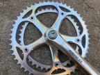 FREE SHIP Sugino GS 170mm 42/52T 144 BCD Double Vintage Road Silver Crankset