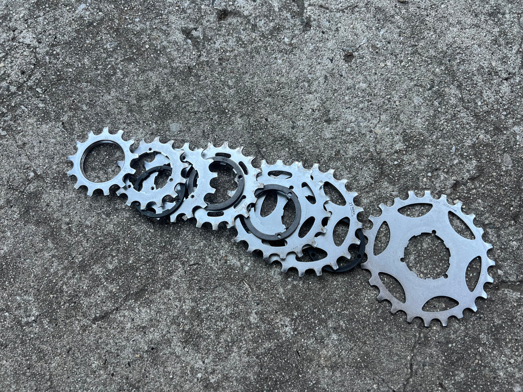 Shimano 7 Speed 13-24T Uniglide Cassette Vintage Road Touring Bike Silver