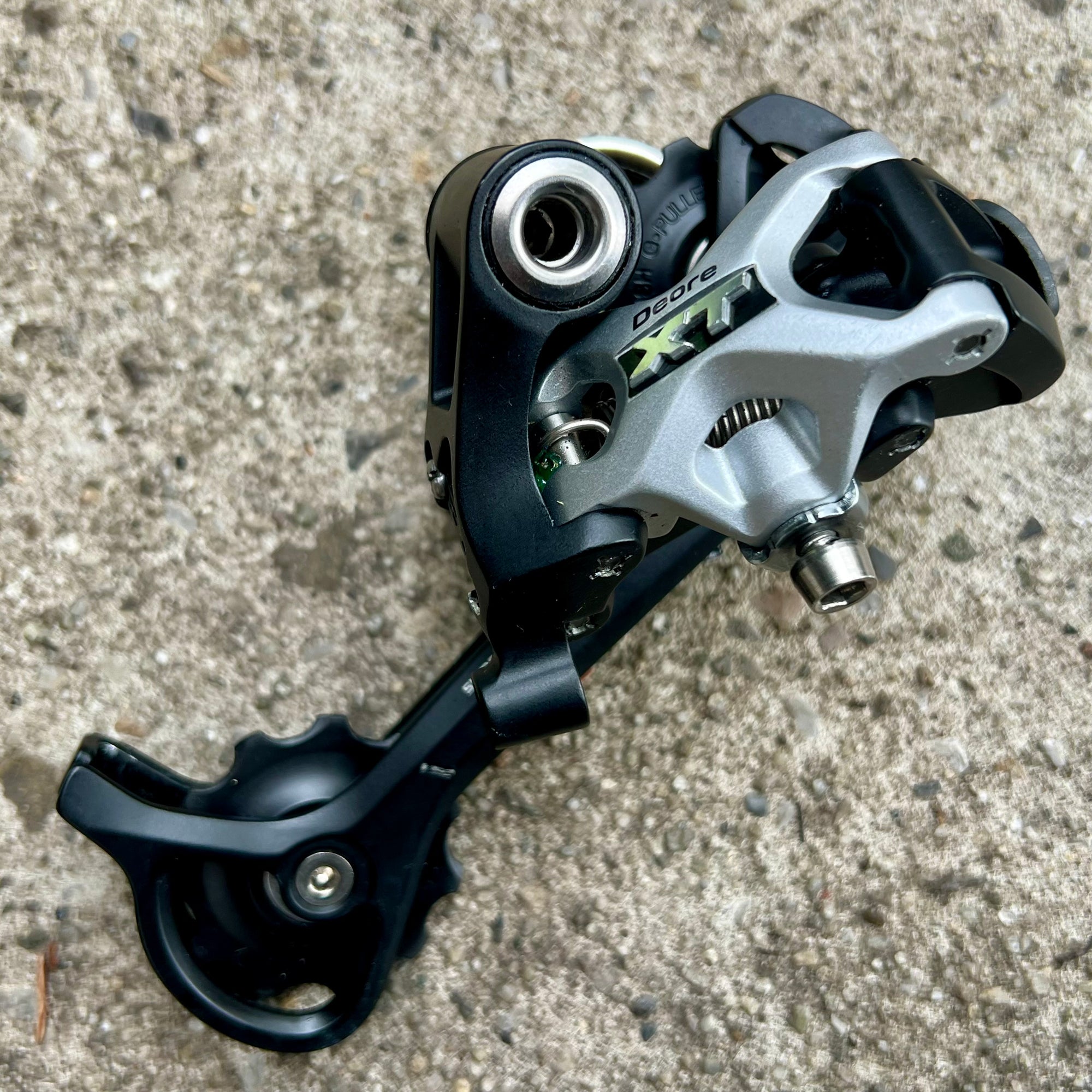 MINT Shimano Deore XT RD-M771 SGS 9 Speed Rear Derailleur Vintage MTB Black