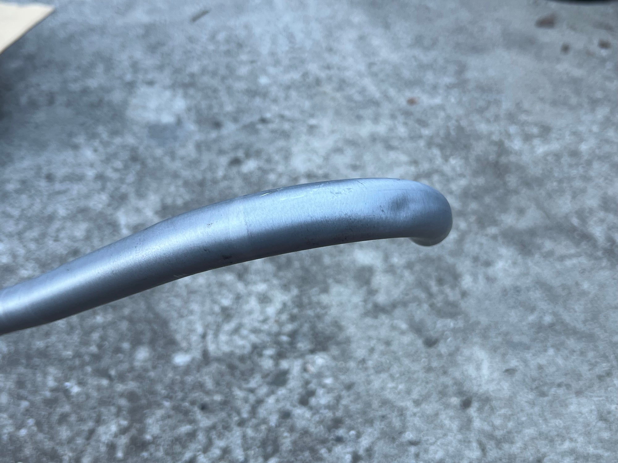 Scott AT-2 LF 25.4x530mm Bullhorn Bar End Bars Vintage MTB Gray
