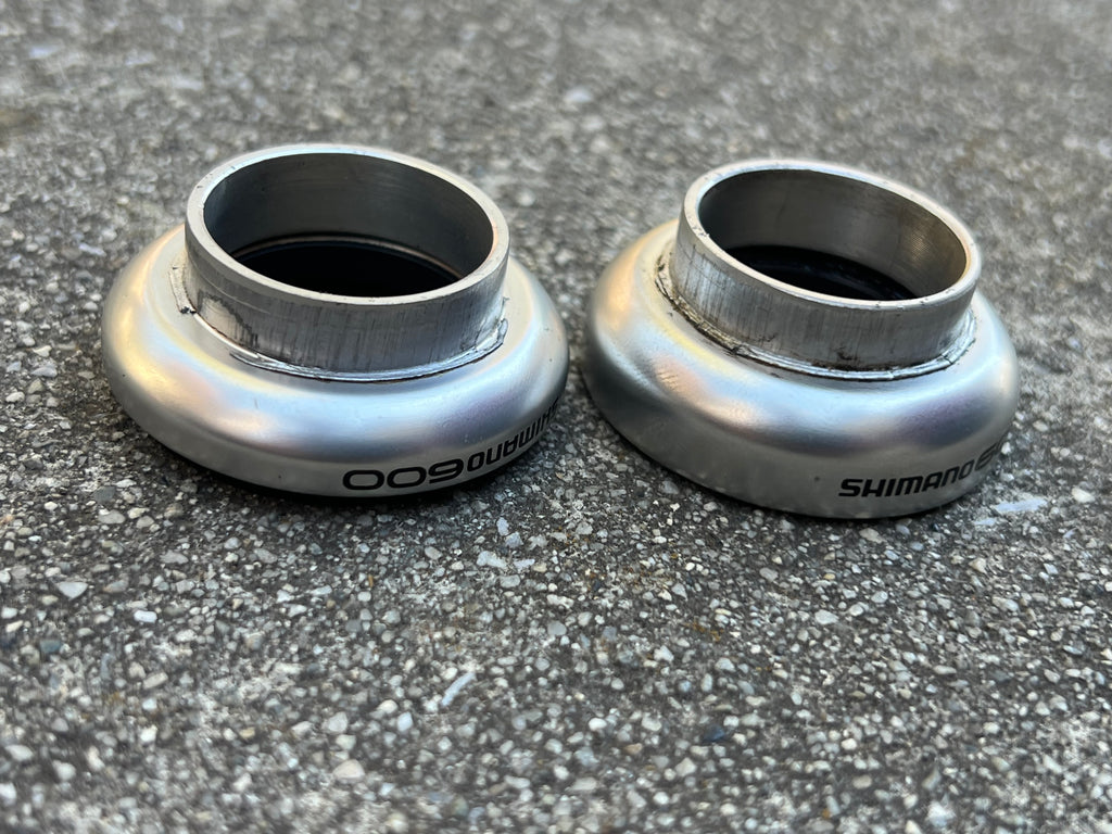 Shimano 600 HP-6500 1” 1in Threaded Headset Vintage Road Bike Silver 26.4mm