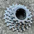 Shimano 7 Speed 13-24T Uniglide Cassette Vintage Road Touring Bike Silver