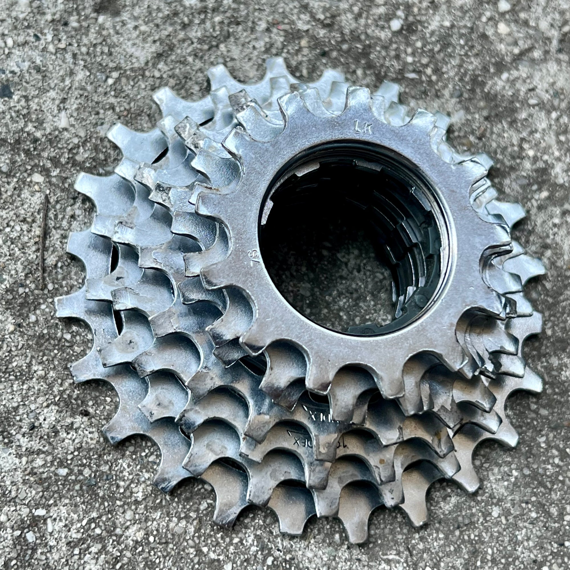 Shimano 7 Speed 13-24T Uniglide Cassette Vintage Road Touring Bike Silver
