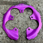NOS Girvin Rock Ring 110 BCD 5 Bolt Purple Anodized Vintage MTB Mountain Bike