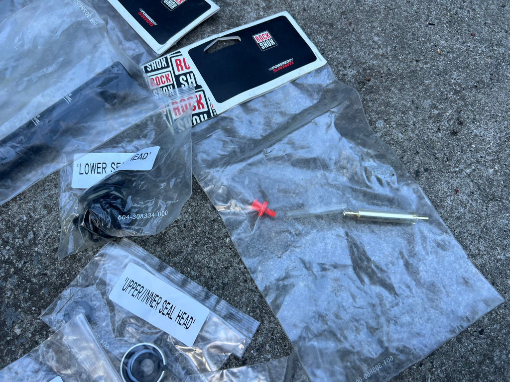 BIG RockShox Reverb Dropper Post Parts Lot Hydraulic Rebuild Service Kit