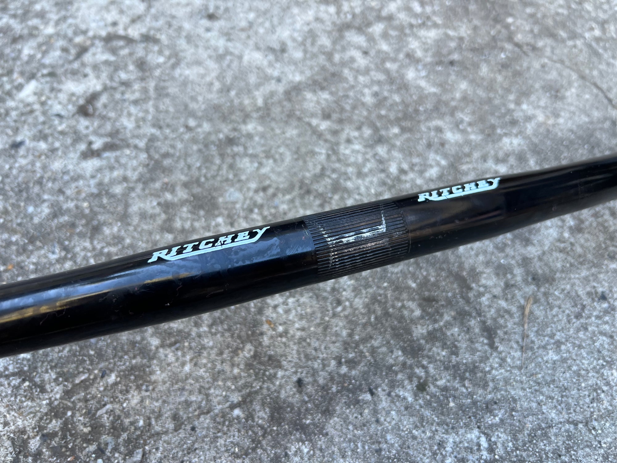 Ritchey 25.4x560 Vintage MTB  Black Aluminum Flat Bars 10° Sweep