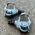 Used Campagnolo Centaur Pro Fit Clipless Pedals Road Bike Gray Vintage-Bicycle Bin