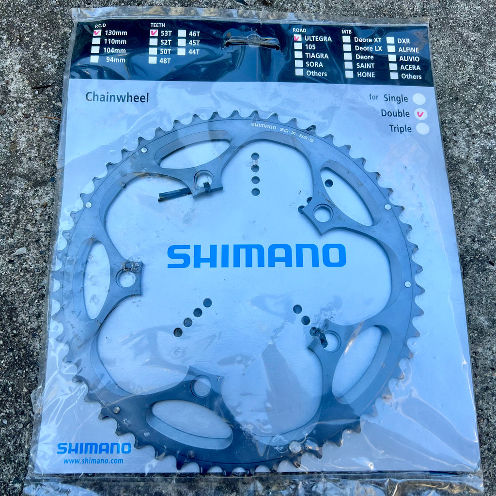 NEW NOS Shimano Ultegra FC-6600 53T 130 BCD SG-X Big Double Chainring