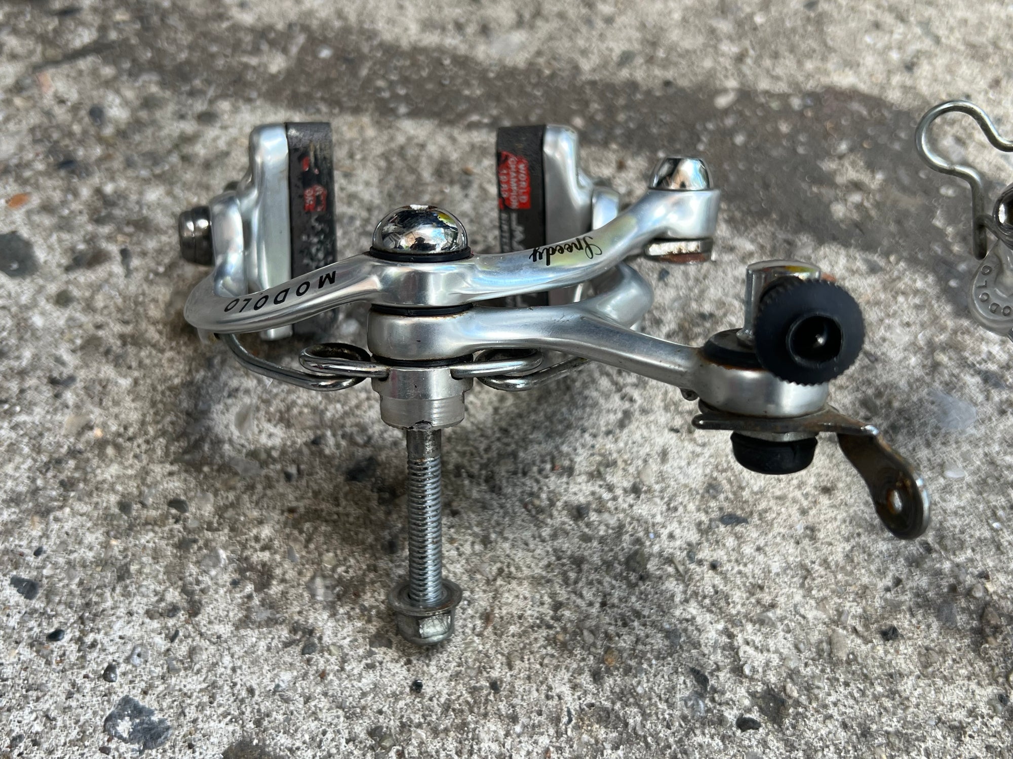 Modolo Competition Side Pull Brake Set Vintage Road Bike Silver Retro Caliper Brakes