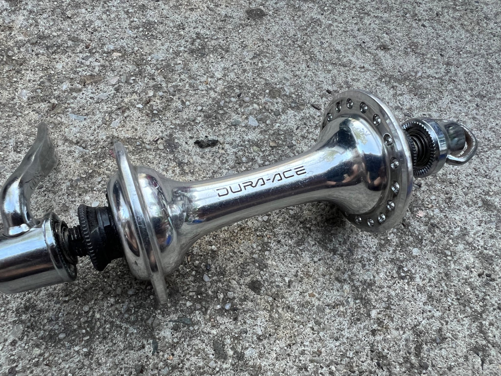 Shimano Dura Ace 7400 36H Hole Front Hub & Quick Release Vintage Road Bike   - Image 2