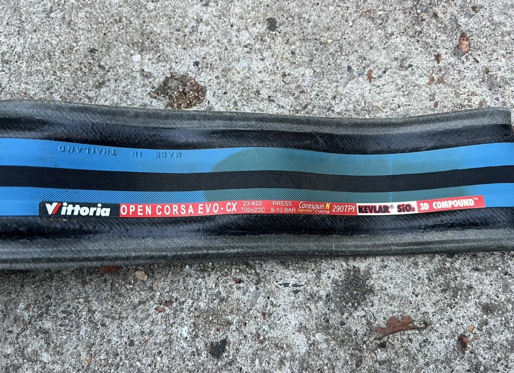 NOS Vittoria Open Cross EVO-CX 700x23c 3D Compound 290 TPI Blue Vintage Clincher - Image 2