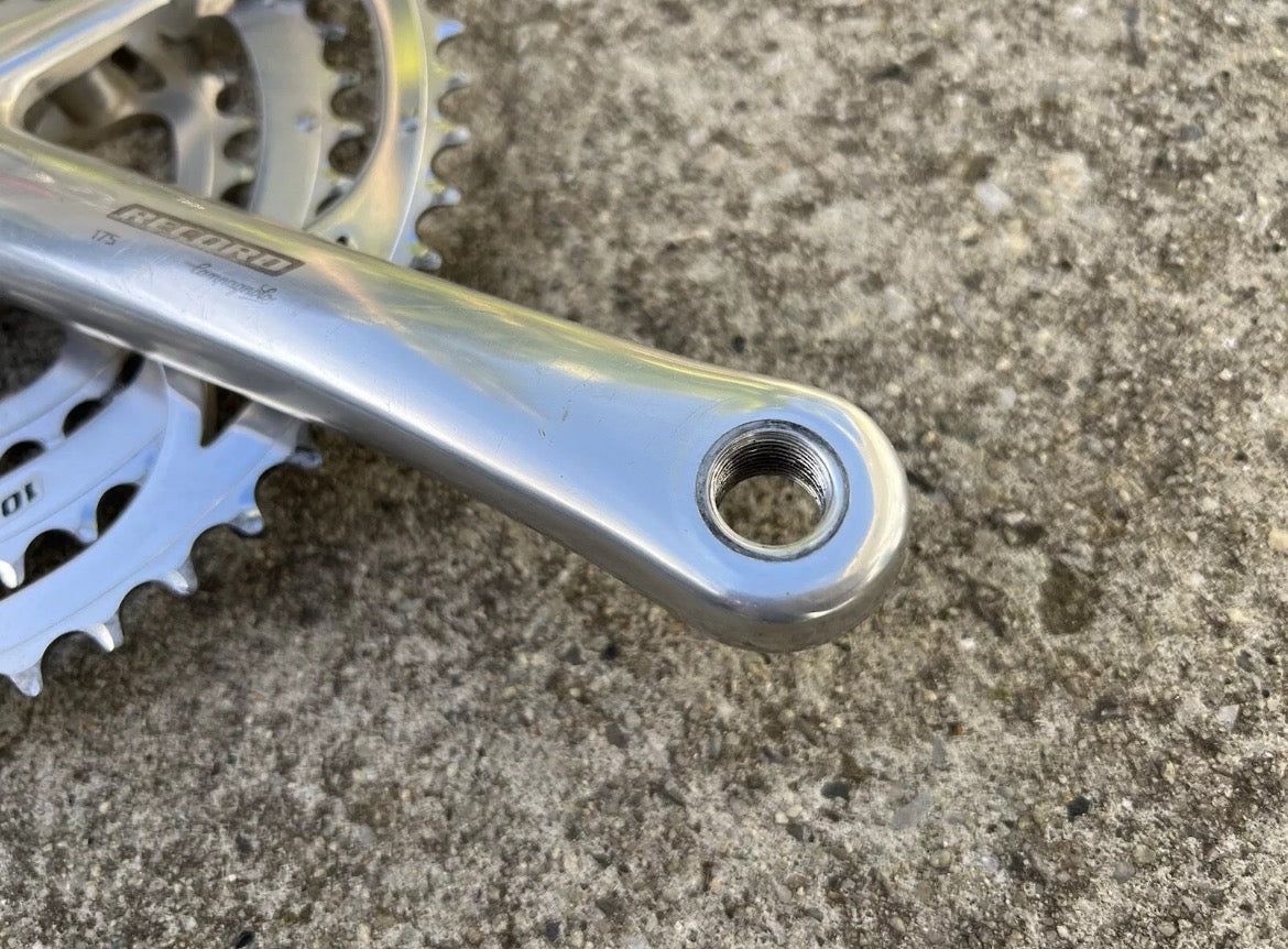 Campagnolo Record 10 Speed Triple Crankset 175mm 53-42-30 Road Touring Bike  - Image 2