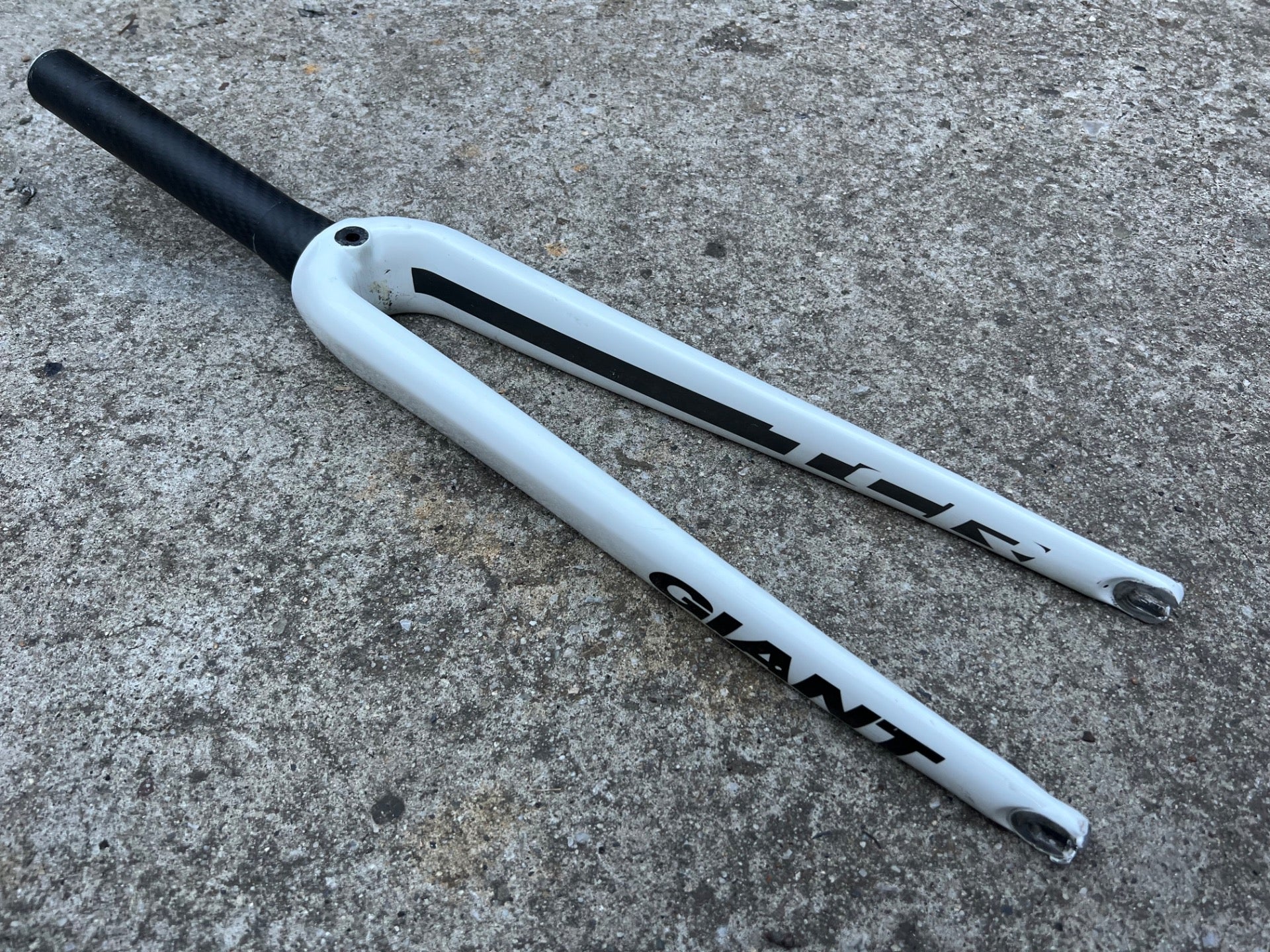 Giant TCR Carbon Fork 700c 1 1/4” Threadless White 7.5in Steerer - Image 2