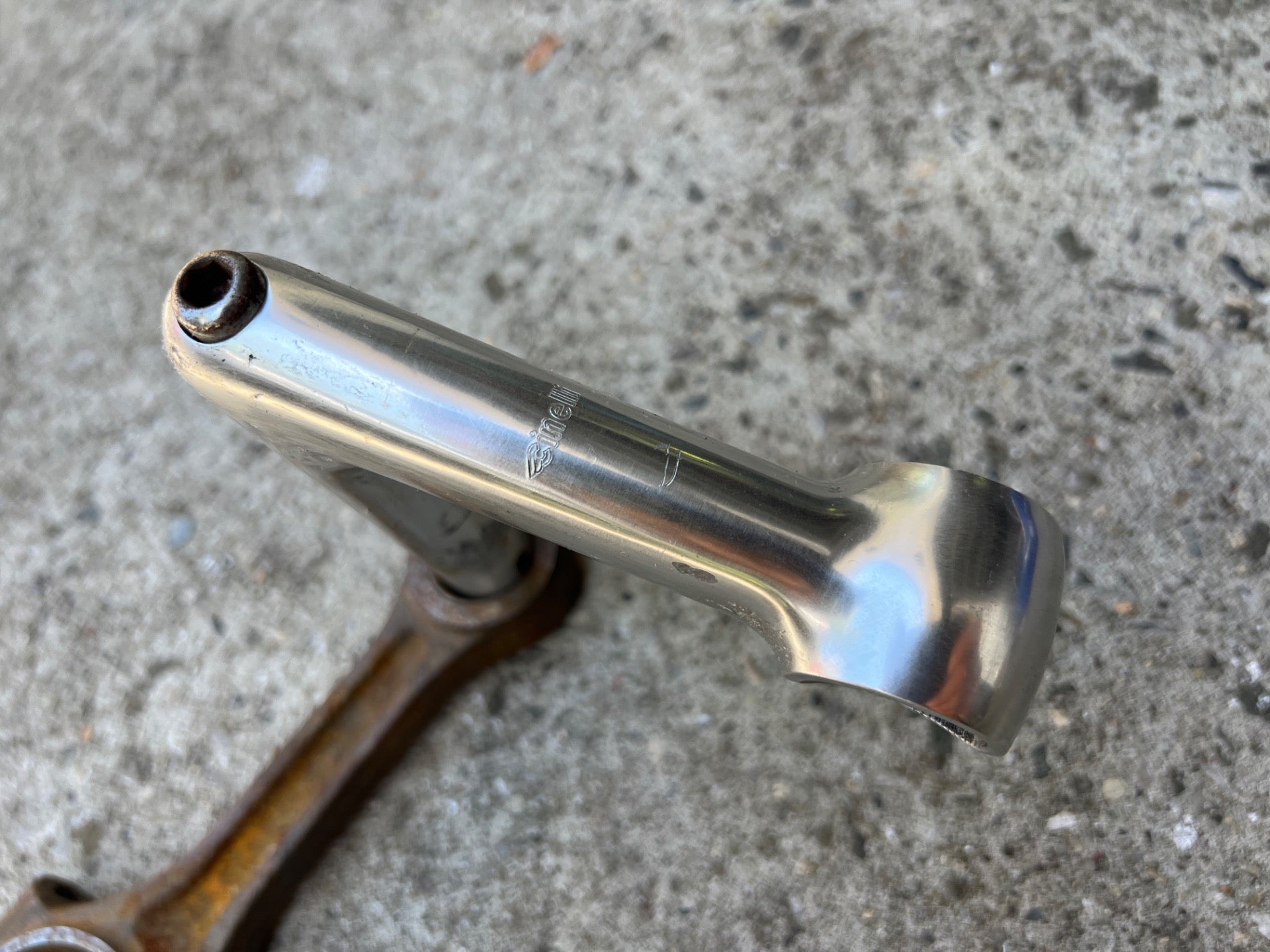 Cinelli 1A Quill Stem 26.0x100mm 1” Vintage Retro Road Bike Silver Touring Bike - Image 2