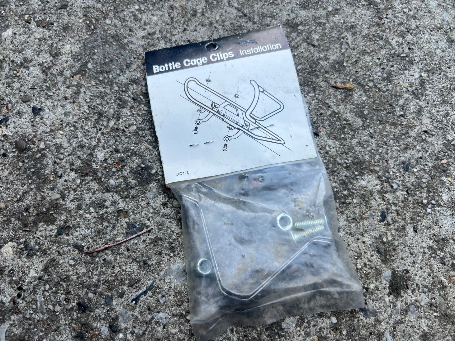 NOS NEW Blackburn Bottle Cage Clips For Bikes Without Bottle Cage Mounts BC-05 - Image 2