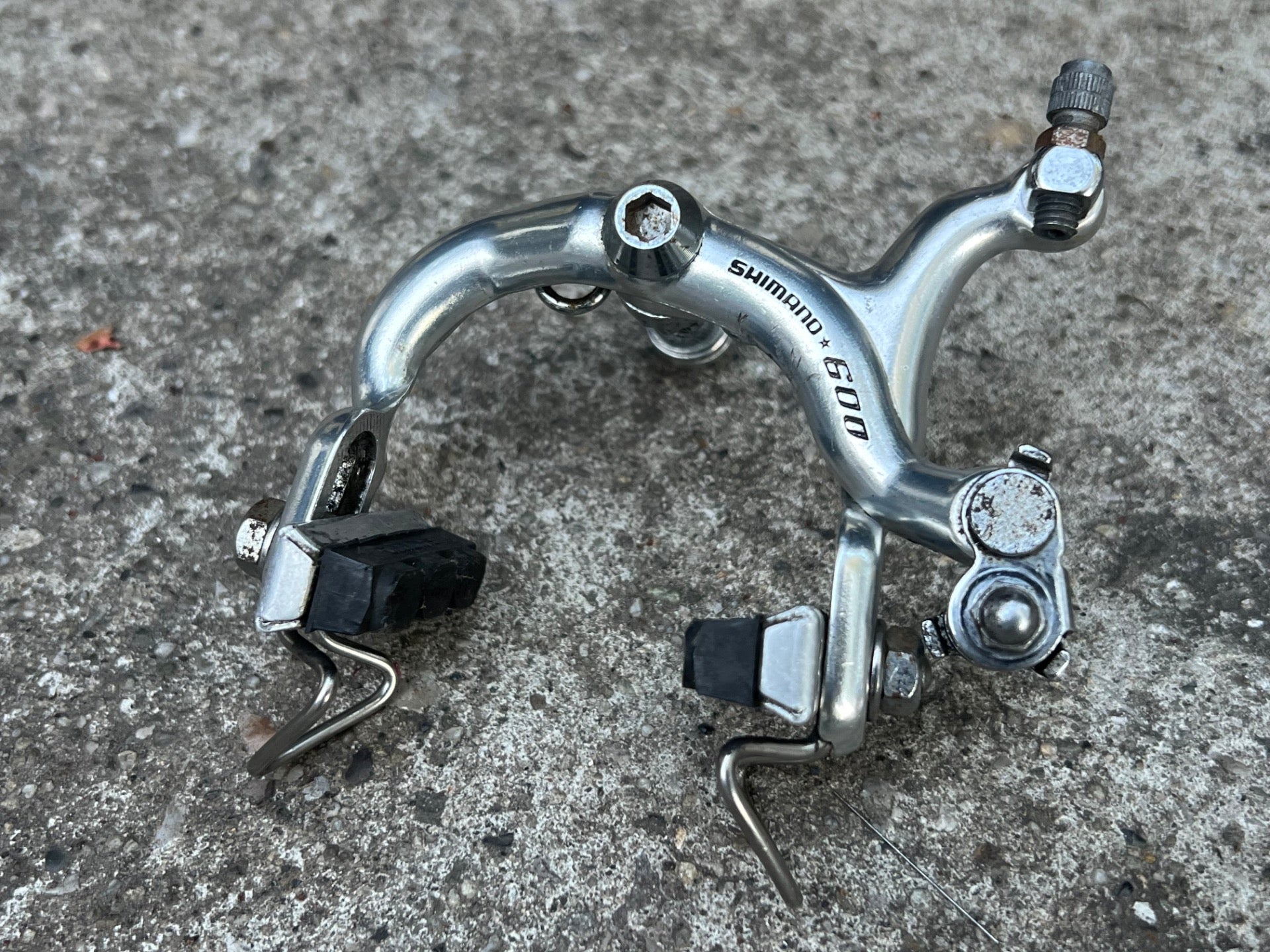 Shimano 600 Arabesque Rear Brake Caliper Side Pull Vintage Road Bike Retro  - Image 2