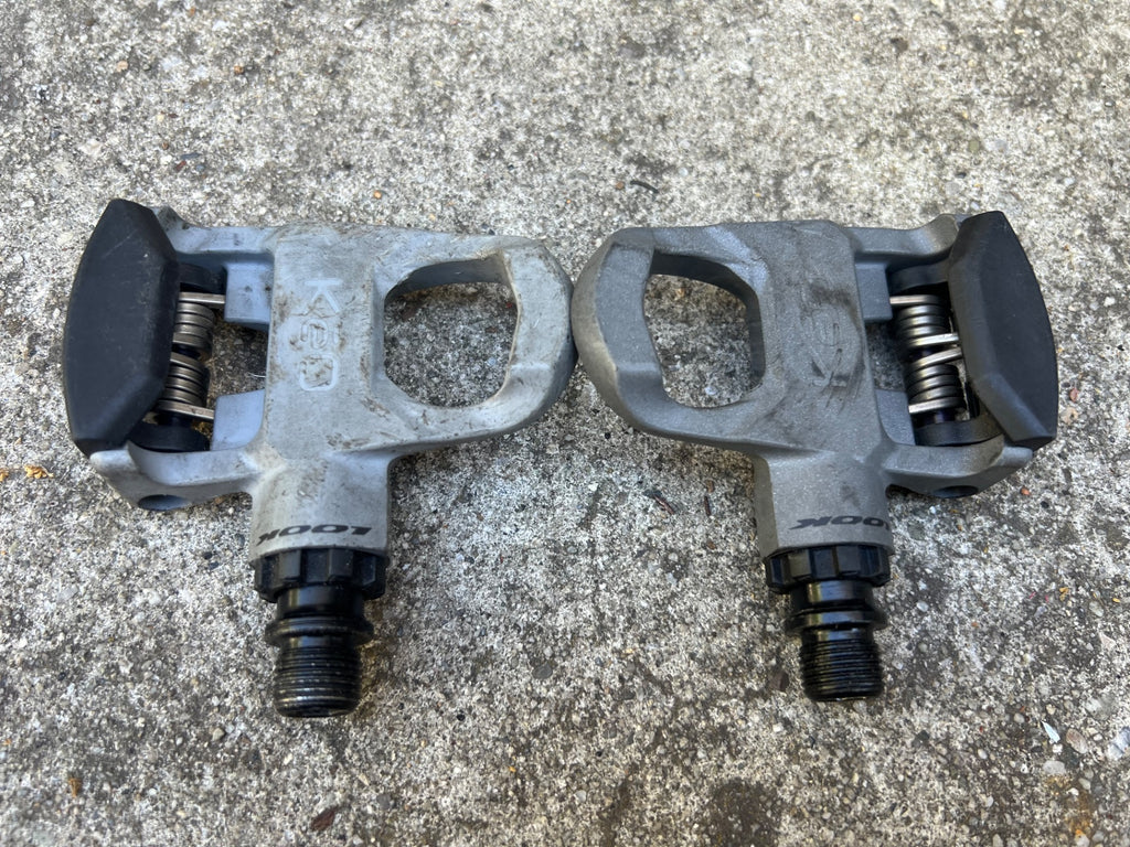 Look KEO Easy Clipless Pedals Light Gray Black Road Bike Cycling Racing Gravel - Image 2