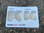 Used SRAM Red Gel Pads Drop Bar Road Bike Racing Wrap Comfort White Inside & Outside-Bicycle Bin
