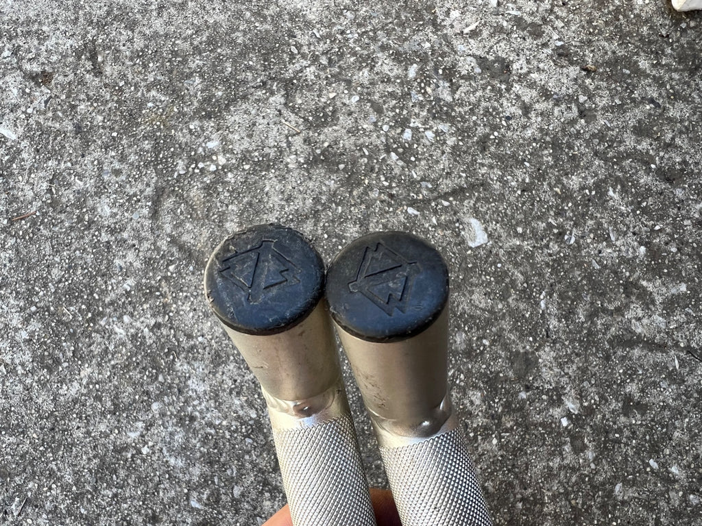 Gary Fisher Control Tech Aluminum Welded Angle Bar Ends Silver Vintage Retro MTB - Image 2