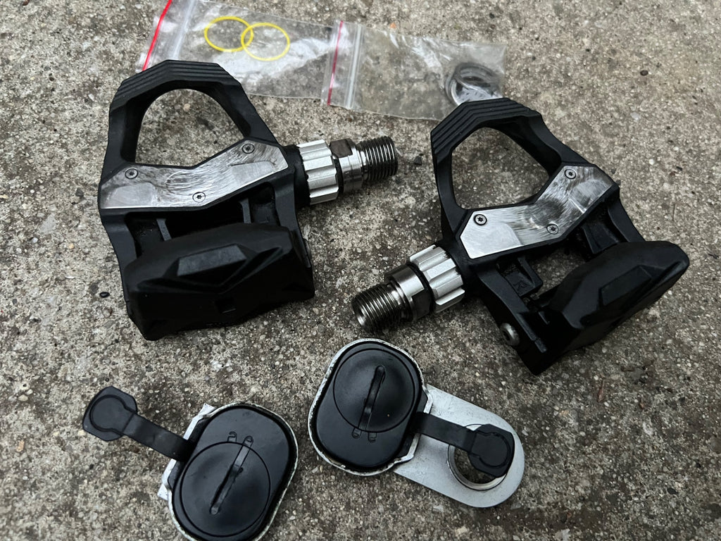 Garmin Vector PR3 Clipless Pedals Power Meter Road Bike Cycling Racing Cracked  - Image 2