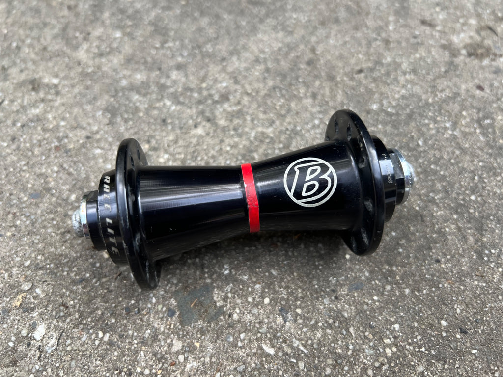 Bontrager Race Lite Front Hub 20H 100mm Spacing Black Red Road Bike Retro CX Red - Image 2