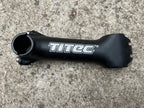 Used Titec 25.4x135mm 1 1/8” Threadless Stem Vintage Retro MTB Mountain Bike Black-Bicycle Bin