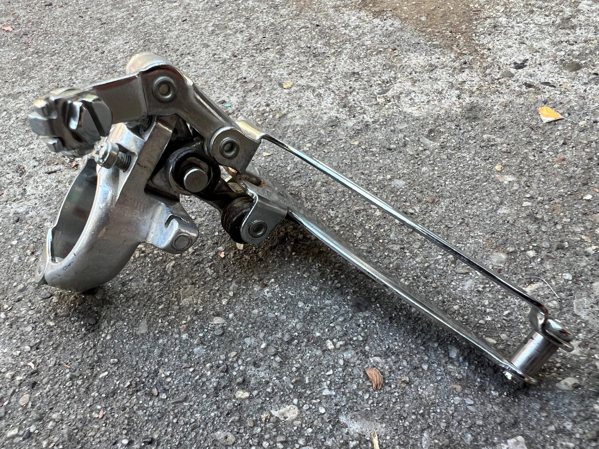 Suntour AR 28.6mm Bottom Pull Front Derailleur Double Vintage Road Retro Chrome - Image 2