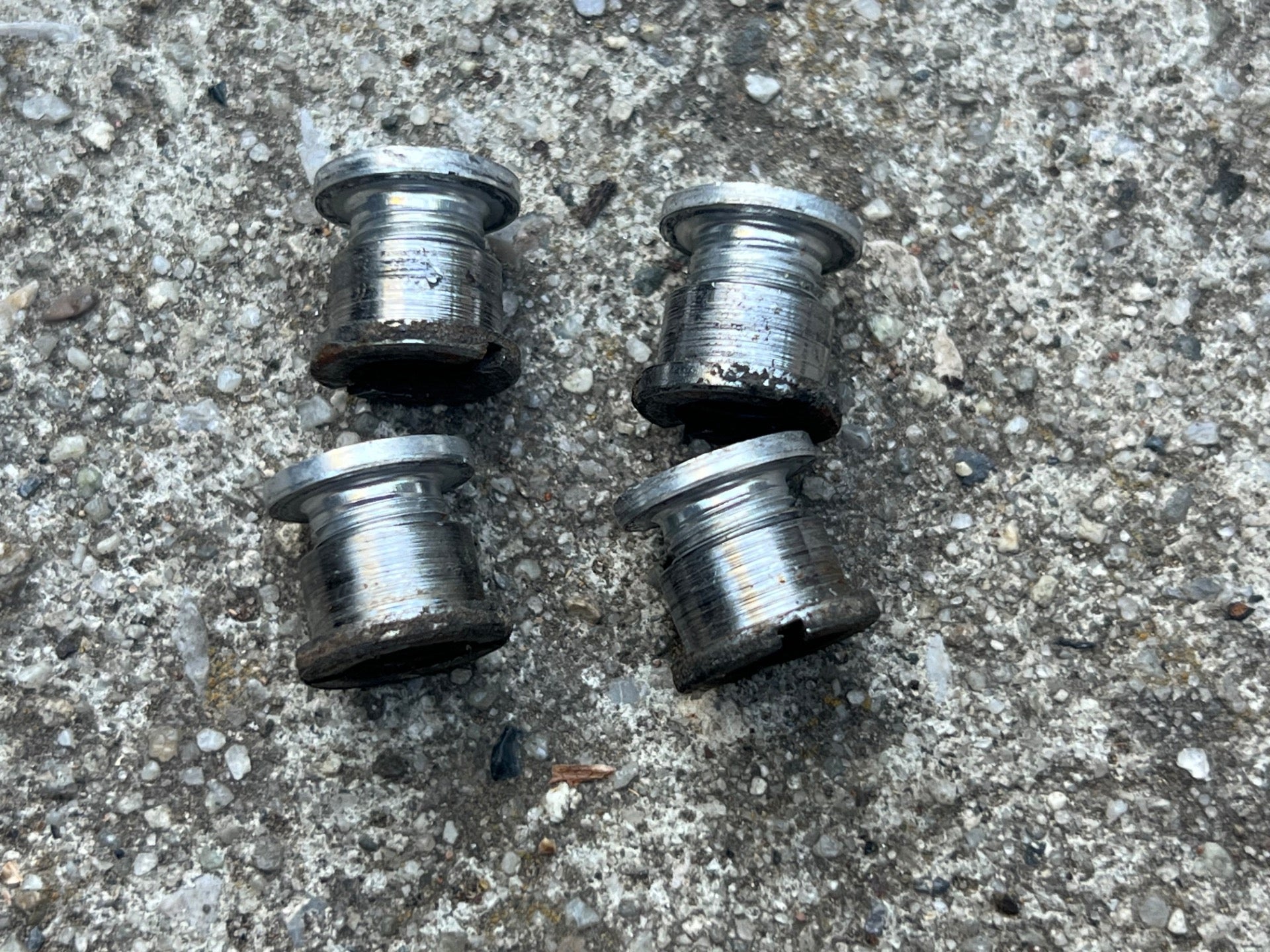 Shimano Aluminum Chainring Bolts 4 Bolt Arm XTR Steel Nintendo Vintage Retro MTB - Image 2