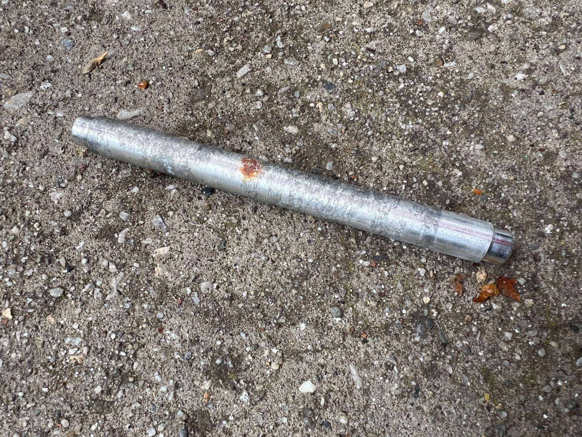 Bullseye 126mm Rear Hub Axle Vintage MTB Mountain Road Bike Silver Aluminum  - Image 2
